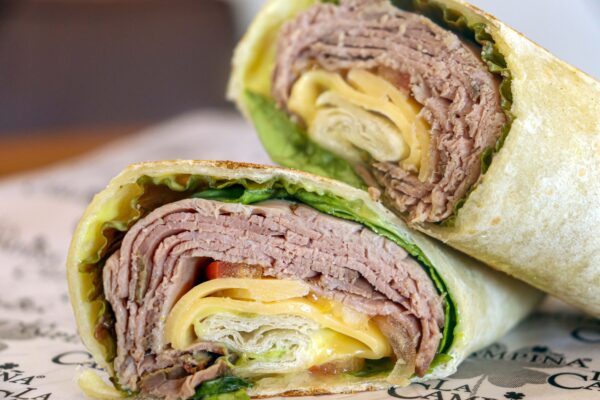 Wrap de roast beef